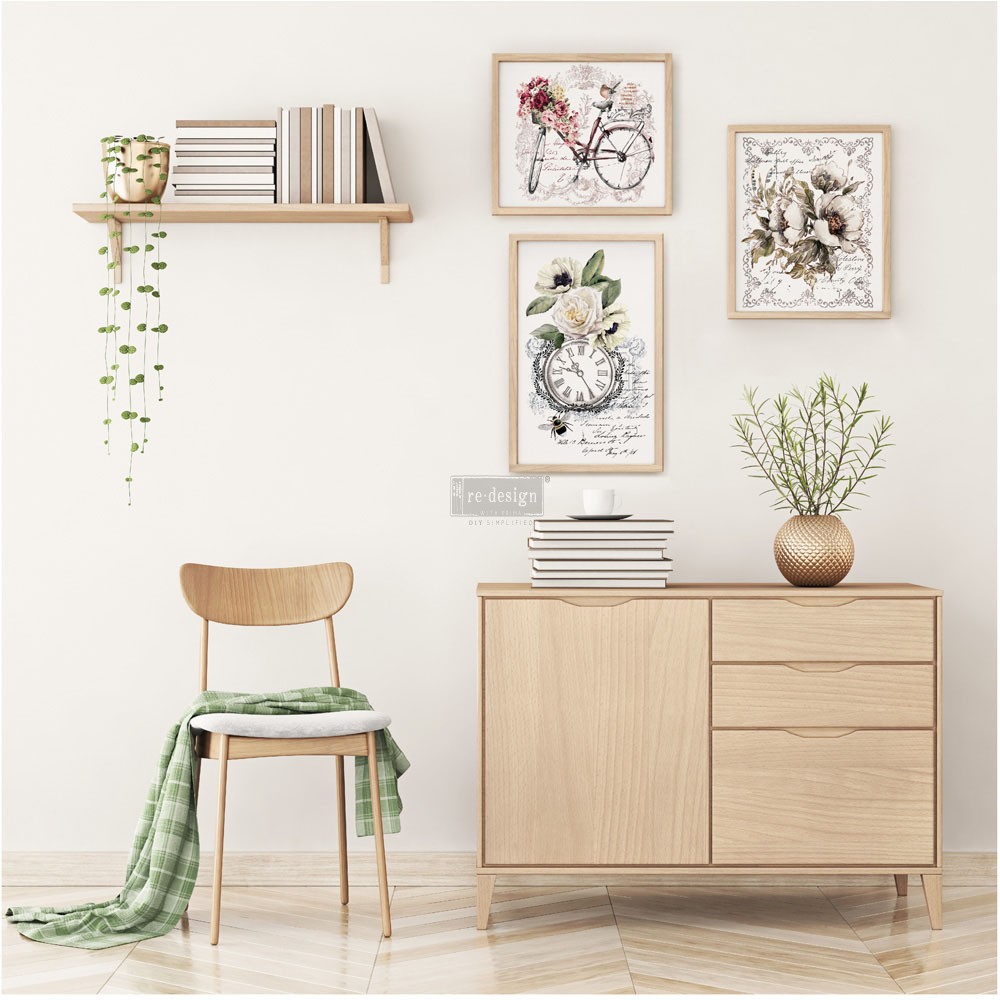 Redesign Décor Transfers® – Floral Home 11″X 15″ Each Design