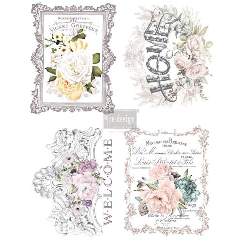 Redesign Décor Transfers® – Floral Home 11″X 15″ Each Design