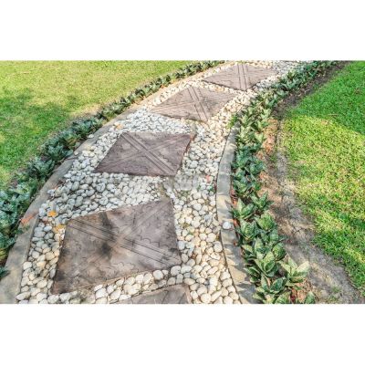 Redesign Paver Stencil 11.5″x11.5″X0.8MM – Carmela – Laser cut on 16 mil Mylar