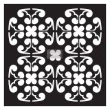 Redesign Paver Stencil 11.5"x11.5"- Greta