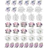 Redesign Knob Transfer - Paris Cottage  8.5"X10.5" Sheet size
