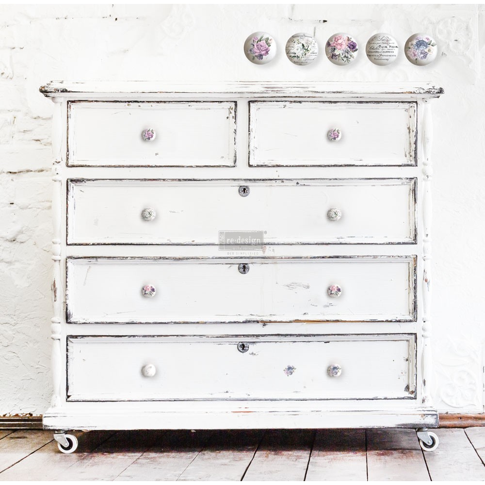 Redesign Knob Transfer – Paris Cottage 8.5″X10.5″ Sheet size