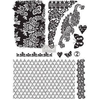 Redesign Adhesive Transfer – Rustic Elegance 18″x24″