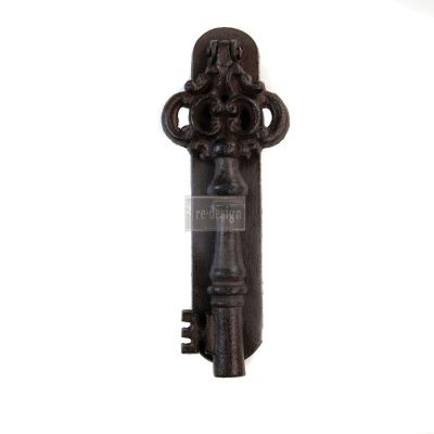 Redesign Cast Iron Knocker – Imperial Key – 1 pc, 7.9″x2.8″