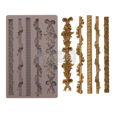 Redesign Decor Moulds® – Sicilian Borders – 5″ x 8″, 8mm thickness Copyright #VA0002319332