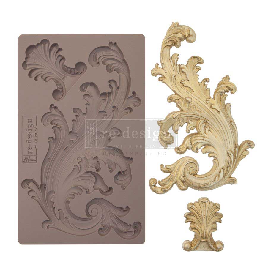 Redesign With Prima Décor Moulds® – Portico Scroll I 5″x8″ – Copyright #VA0002330673