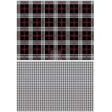 Redesign Décor Transfers® - Gingham Black size 23"x 33"