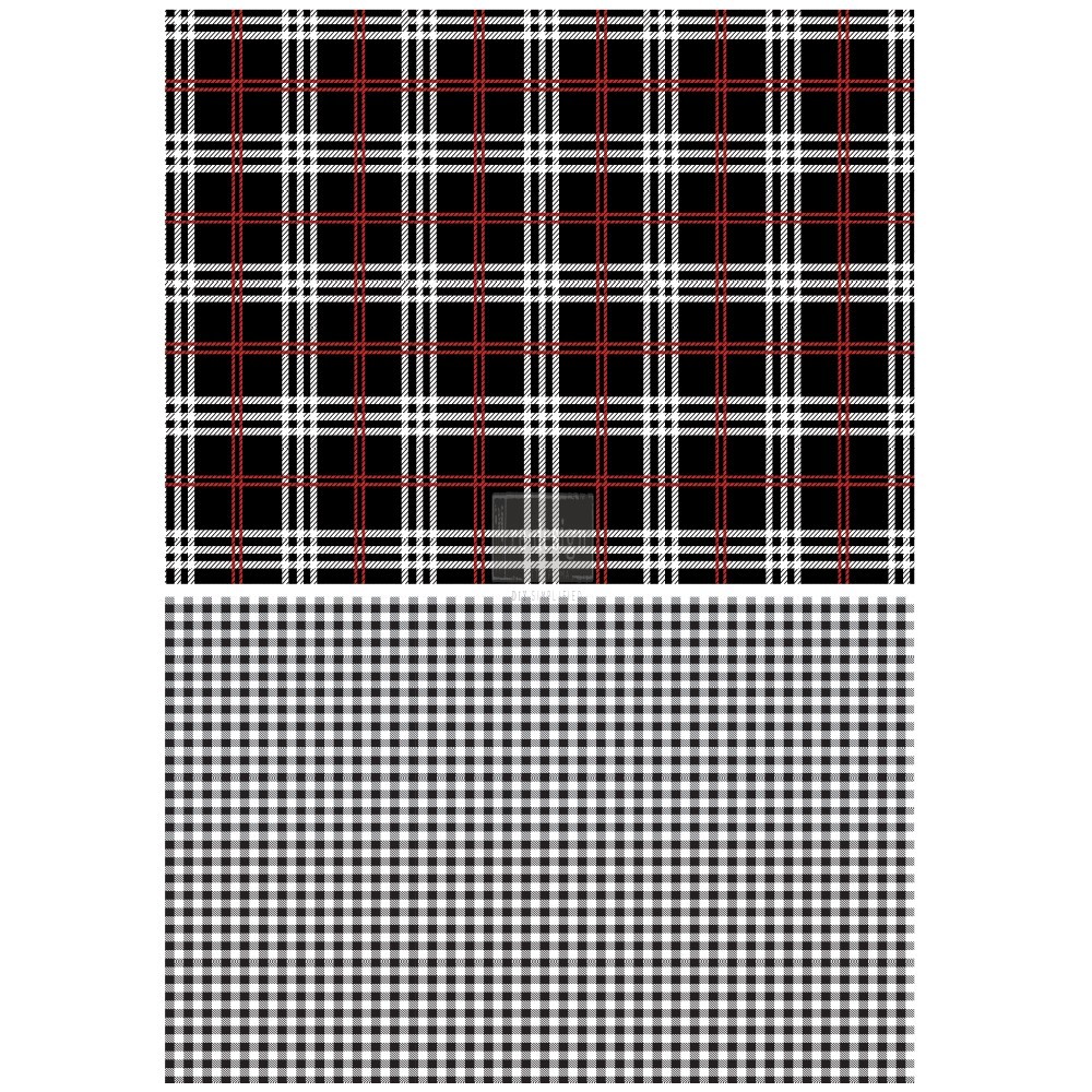 Redesign Décor Transfers® - Gingham Black size 23"x 33"