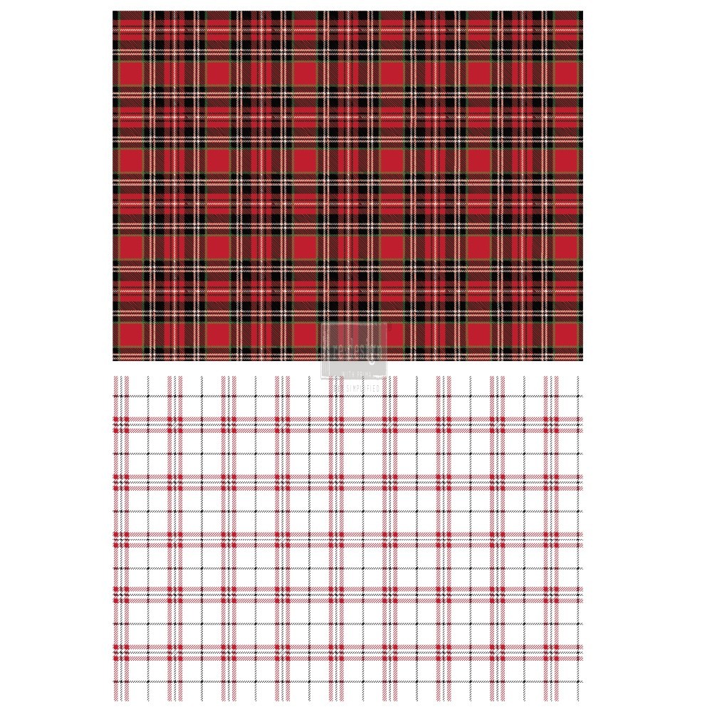 Redesign Décor Transfers® - Gingham Red size 23"x 33"