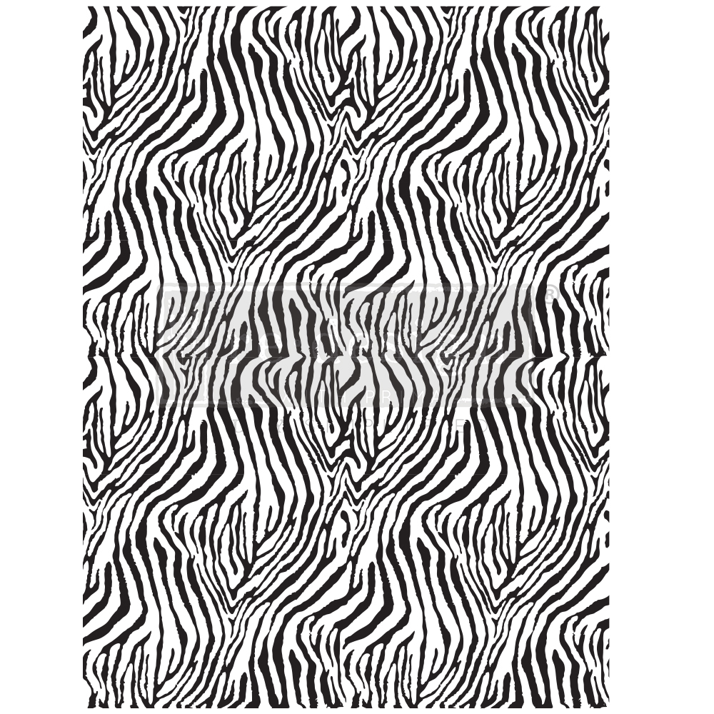 Redesign Decor Transfers® – Zebra design size 24″ X 32″