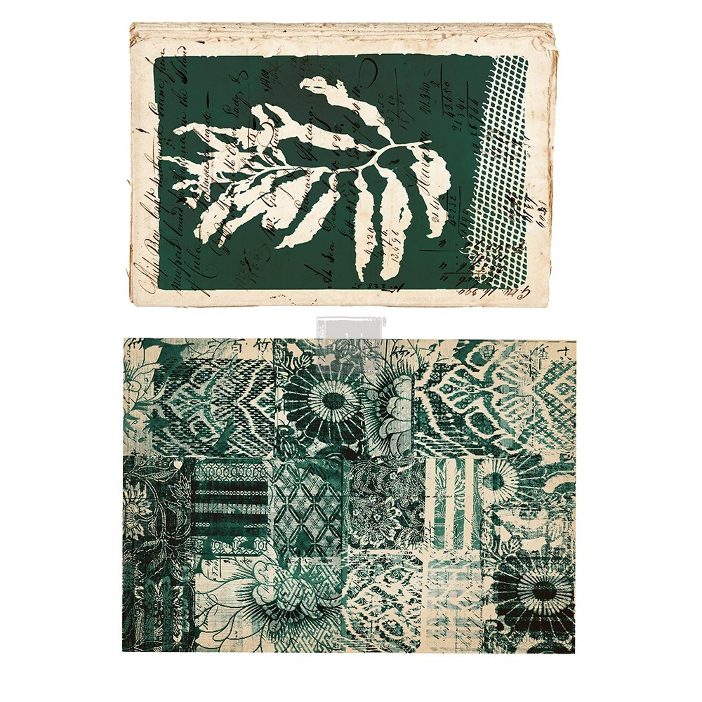Redesign Décor Transfers® – Algae Print size 13.5″x 22.5″ and 15″x23″