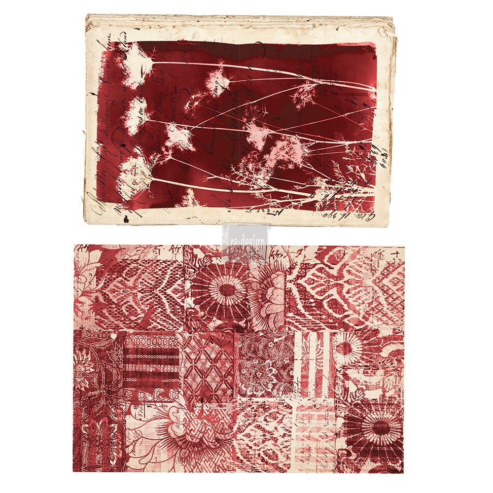 Redesign Décor Transfers® - Botanical Print size 14"x 22" and 15"x 23"
