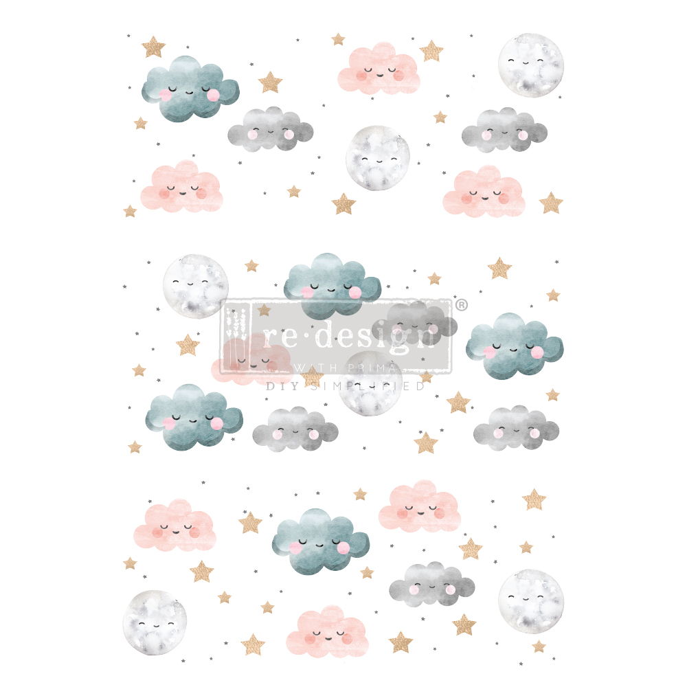 Redesign Decor Transfers® - Sweet Lullaby - total sheet size 24"x35"