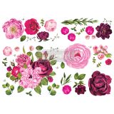Redesign Decor Transfers® - Lush Floral I - total sheet size 48"x35"
