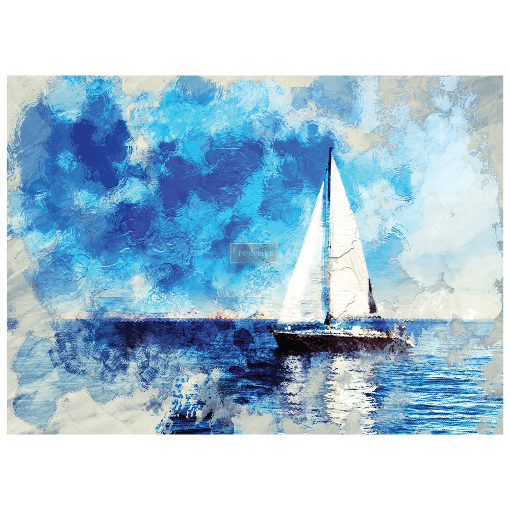 Redesign Decor Transfers® – On A Voyage II – 3 sheets, design size 24″ X 33″