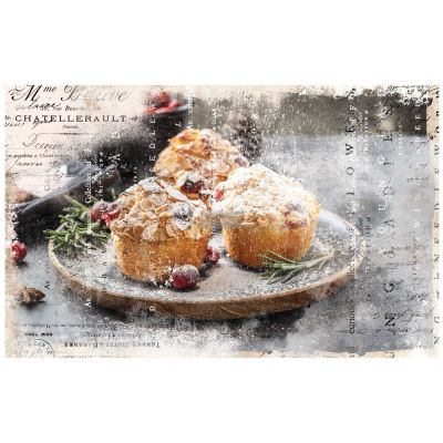 Découpage Décor Tissue Paper – Warm Desserts – 2 sheets (19″ x 30″)