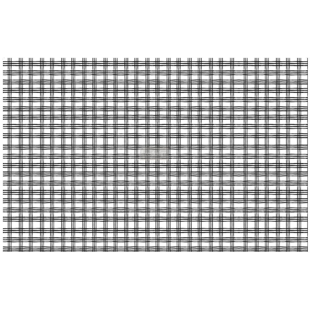 Découpage Décor Tissue Paper – Grid – 2 sheets (19″ x 30″)