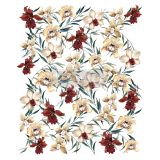 Redesign Decor Transfers® - Wildflowers - total sheet size 24"x35"