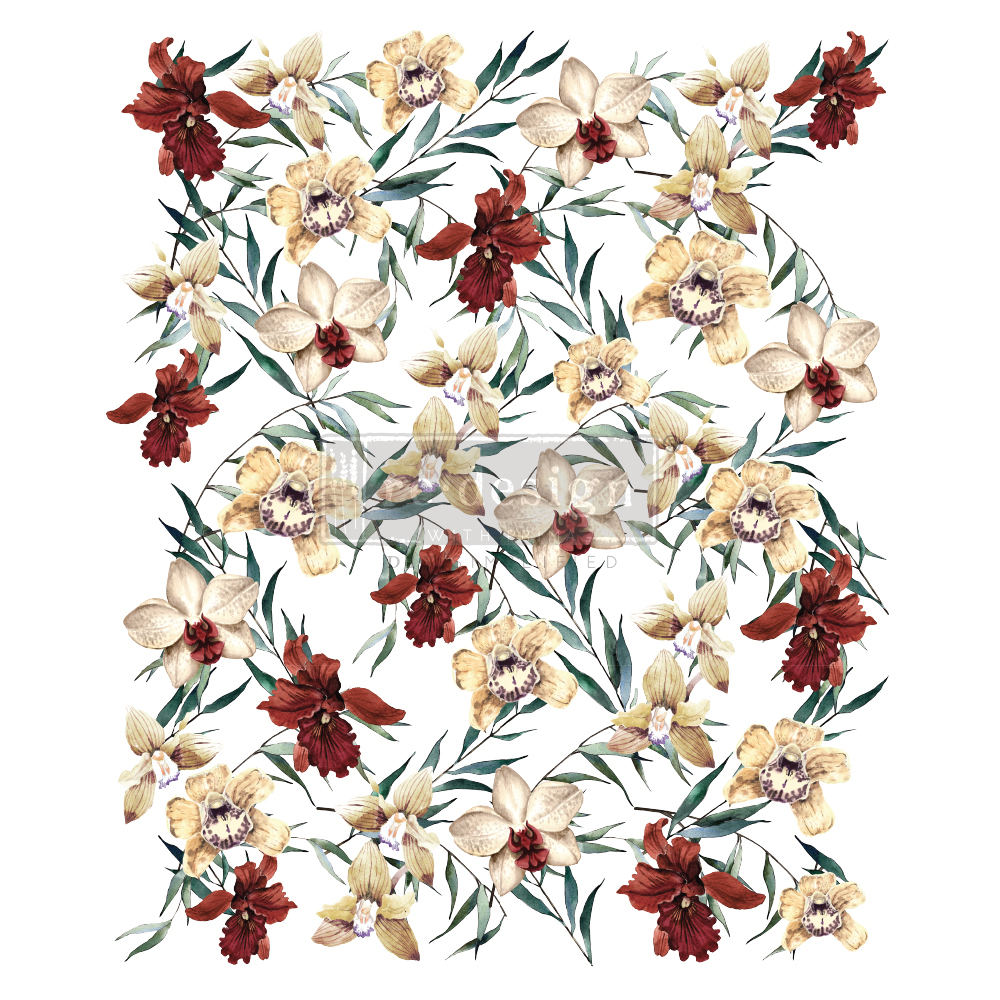 Redesign Decor Transfers® - Wildflowers - total sheet size 24"x35"