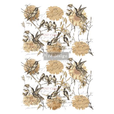 Redesign Decor Transfers® – Vintage Rustic – total sheet size 24″x35″, cut into 3 sheets