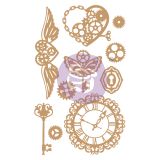 Chipboard Diecut - Mechanical Dreams -  10 pcs