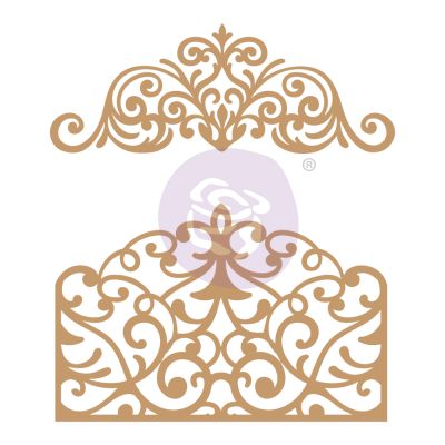 Chipboard Diecut – Vine Frame – 1 pc, 6.8
