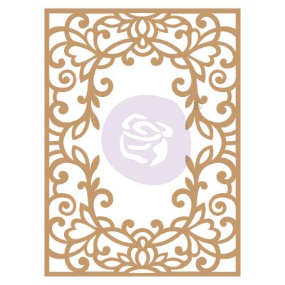 Chipboard Diecut – Vine Frame – 1 pc, 6.8