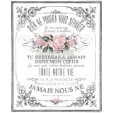 Redesign Decor Transfers® - My Heart - total sheet size 24"x35"