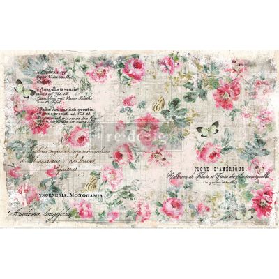 Redesign Decoupage Décor Tissue Paper – Floral Wallpaper – 2 sheets (19″ x 30″)