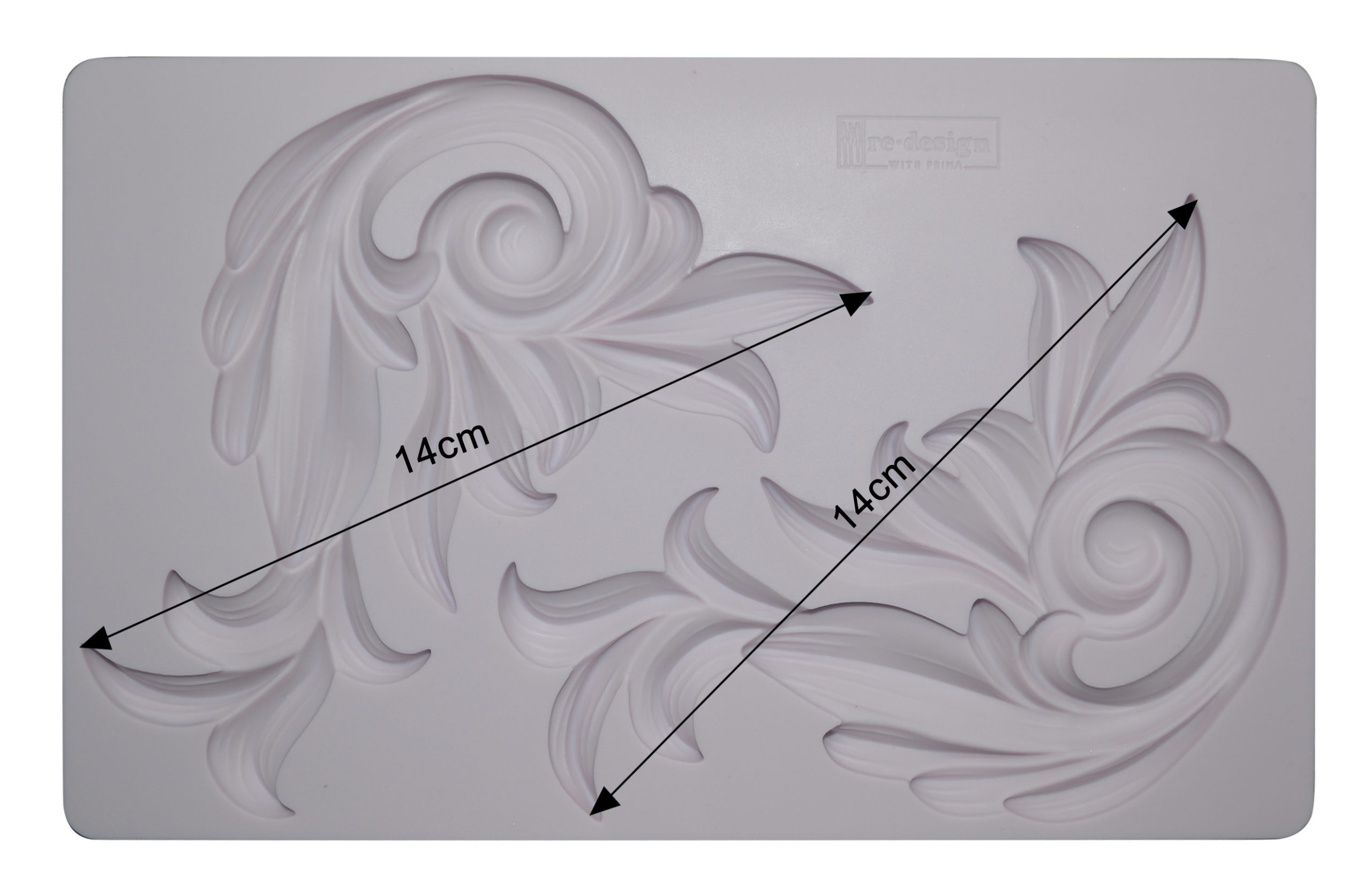 Redesign Decor Moulds® – Antique Scrolls – 8″x5″, 8mm thickness Copyright #VA0002326270