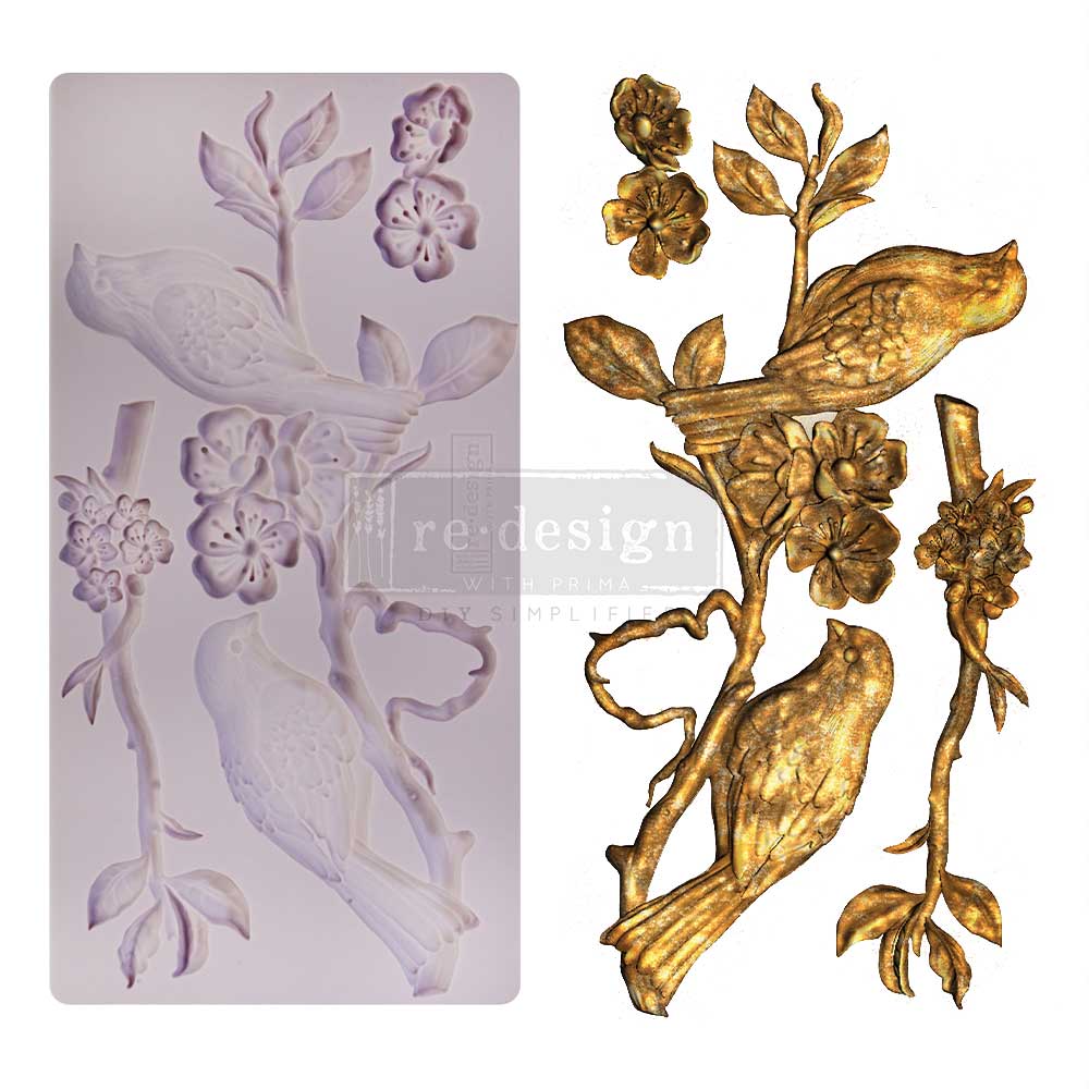 Redesign Decor Moulds – Blossoming Spring – 5inx10in, 8mm thickness
