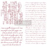 Redesign Decor Stamp - Vintage Script - 12"x12" (3 pcs)