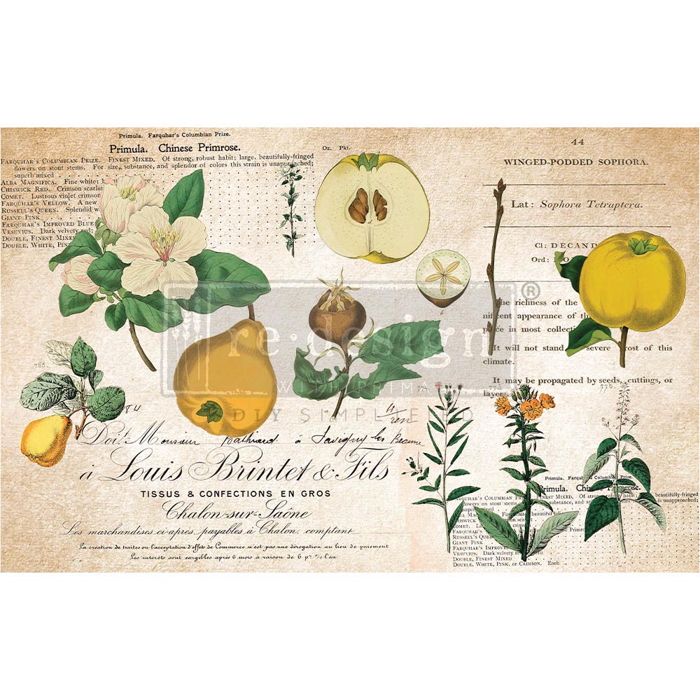 Decoupage Decor Tissue Paper - Primrose - 1 sheet