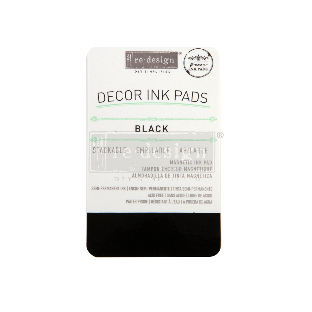 Redesign Decor Ink Pad - Black - magnetic ink pad