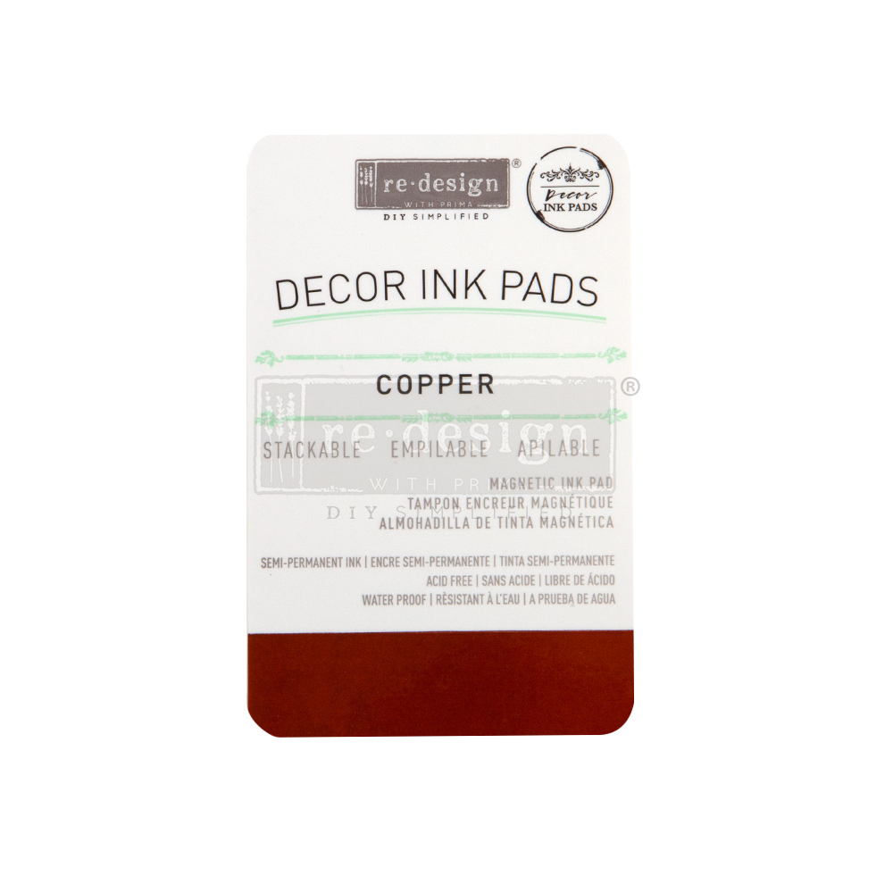 Redesign Decor Ink Pad - Copper - magnetic ink pad