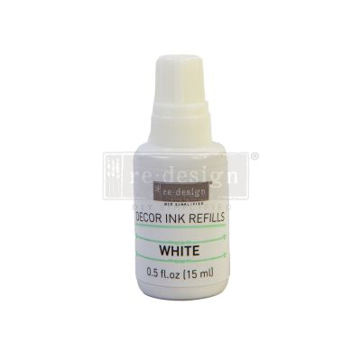Redesign Decor Ink Refill – White – 0.5 oz refill