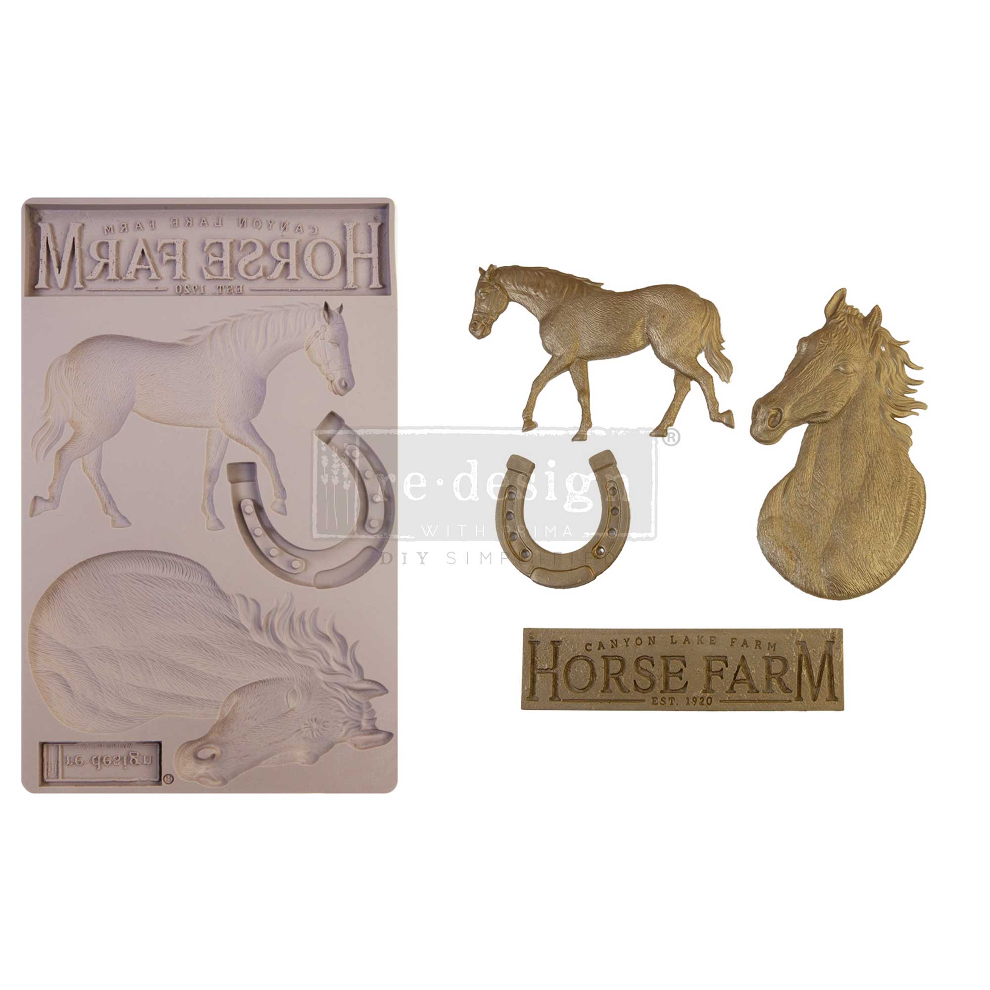 Redesign Decor Moulds® – Majesty Beauty – 1 pc, 5″x8″, 8mm thickness Copyright #VA0002325612