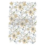 Decor Transfers® - Goldenrod Florals - total sheet size 24"x35"