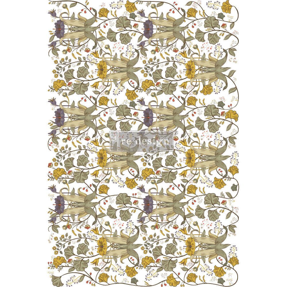 Redesign Decor Transfers® – Antonia – total sheet size 24″x35″, cut into 2 sheets