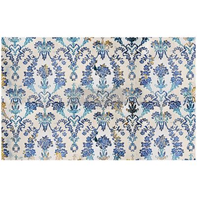 Redesign Decoupage Décor Tissue Paper – Cobalt Flourish – 1 sheet, 19″x30″