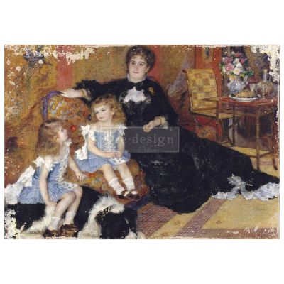 Redesign A1 Decoupage Rice Paper (Mulberry Tissue Paper) – Family Moment 23.4″X33.1″