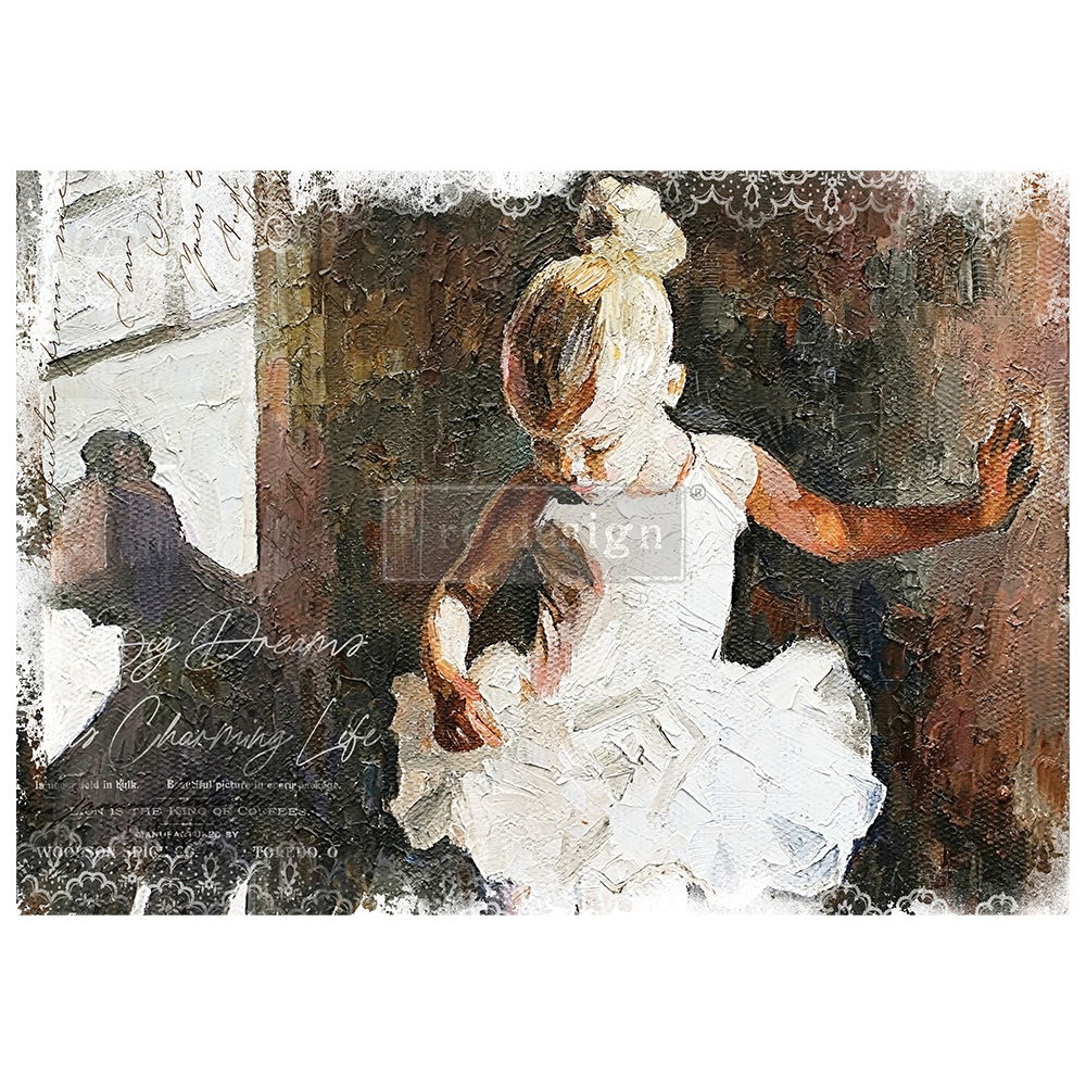 Redesign A1 Decoupage Rice Paper - Dancer