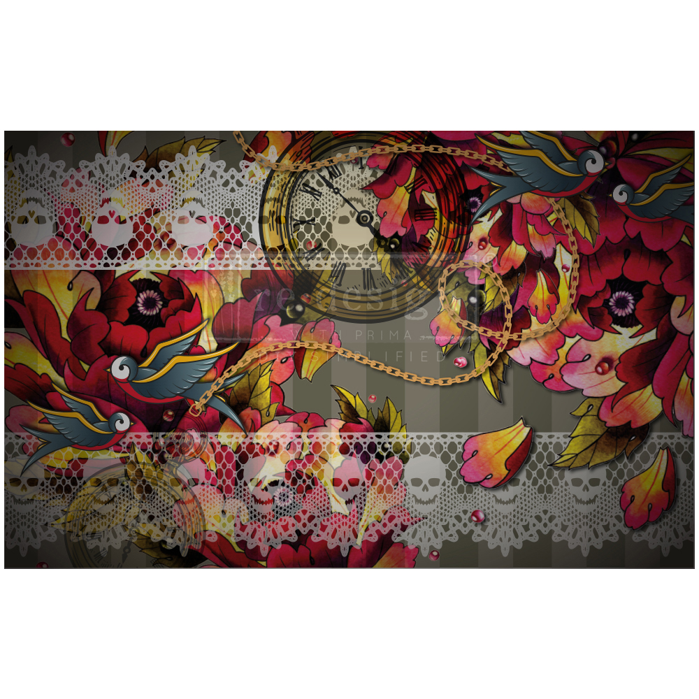 Redesign Decoupage Décor Tissue Paper - CECE Ink & Lace - 1 sheet