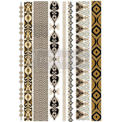 Decor Transfers® – Exotic Borders – total sheet size 24″x35″, cut into 2 sheets