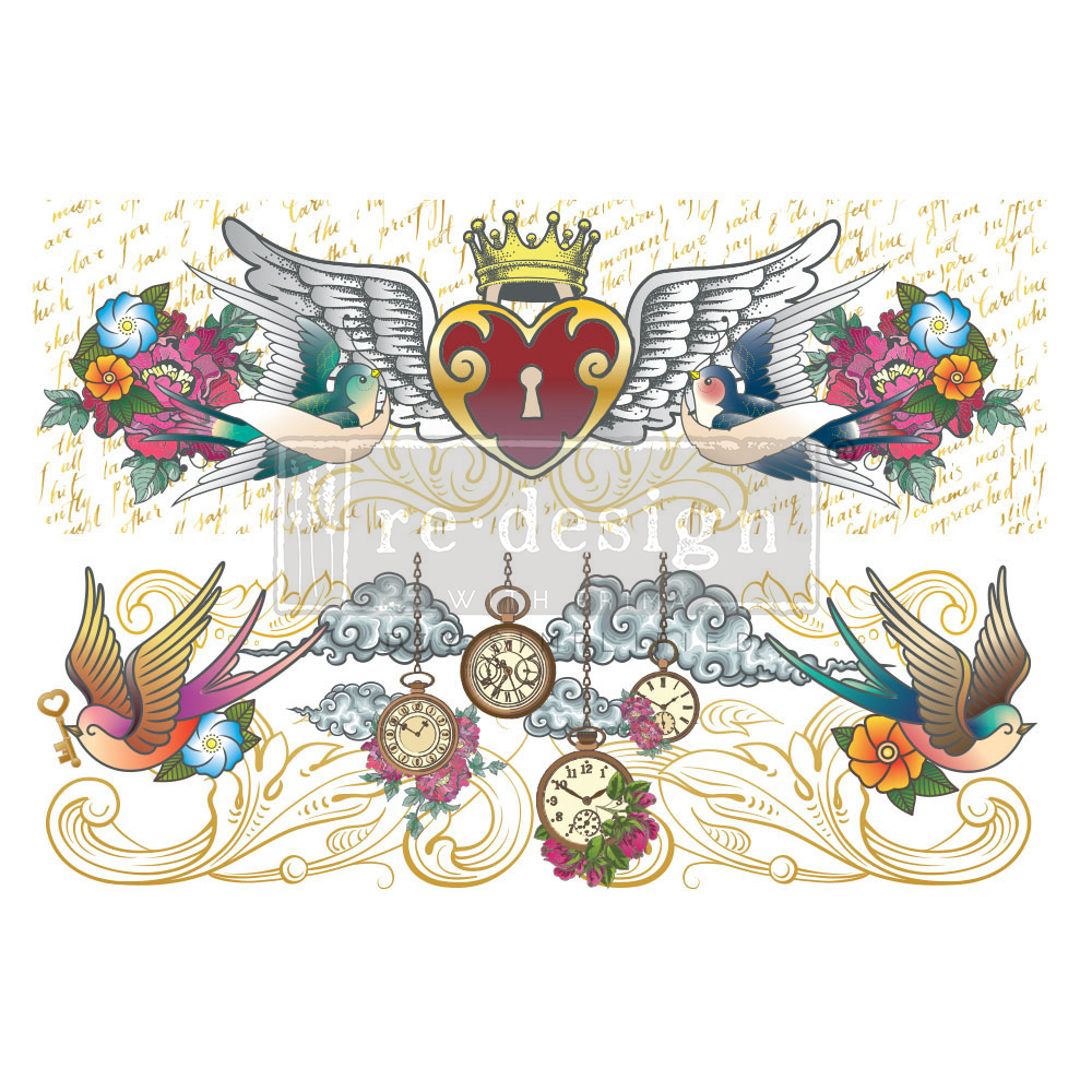 Decor Transfers® CeCe – Hey Sailor – total sheet size 24″x35″, cut into 2 sheets