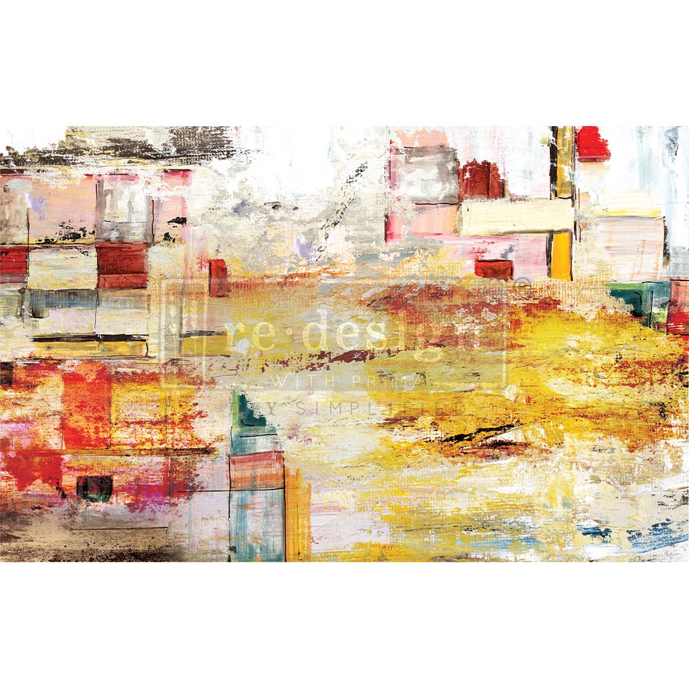 Decoupage Decor Tissue Paper - Amber Euphoria - 1 sheet