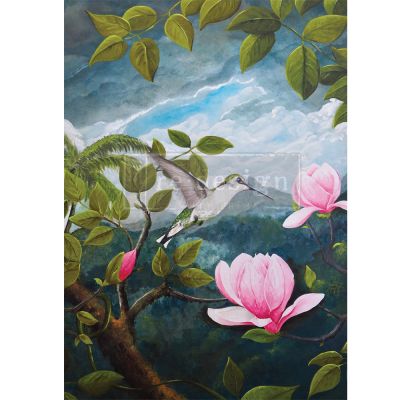 A1 Rice Paper – Spring Magnolias – 1 sheet, A1 size