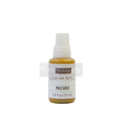 Decor Ink Refill – Pale Gold – 1 bottle, 15ml