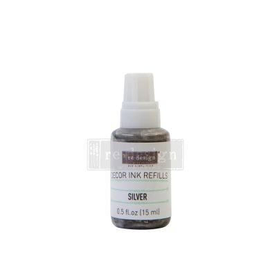 Decor Ink Refill – Silver – 1 bottle, 15ml
