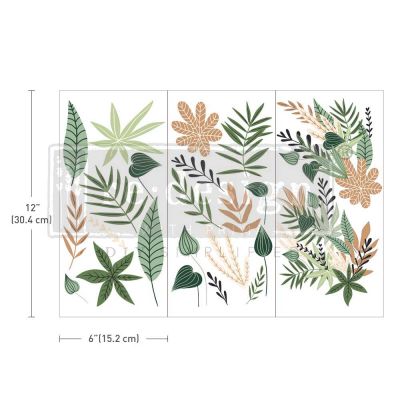 Small Transfers – Greenery House – 3 sheets, 6″x12″